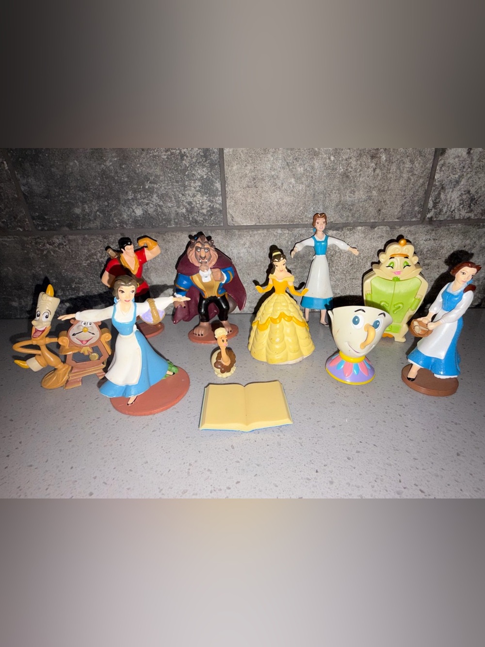 Disney Belle & Beauty and the Beast Character Figure Set